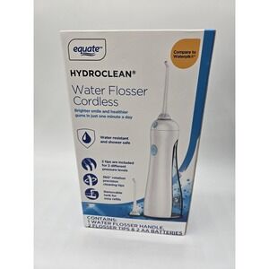 Equate Hydroclean Water Flosser Cordless Irrigator Dental Floss Teeth Cleaner